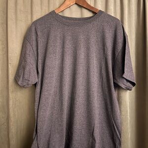 Hanes Charcoal Short Sleeve Men's Tee